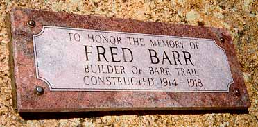The Fred Barr Sign
