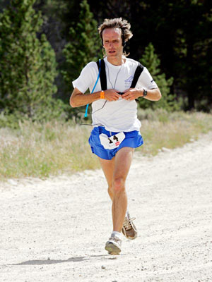 Matt Carpenter, shown here in the 2005 Leadville Trail 100, shattered the course record by more than 90 minutes.