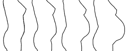 Yvonne - 3, 5, 7 and 9 months