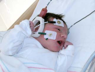 Kyla passes her hearing test