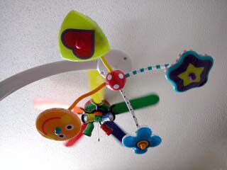 Kyla's mobile and fan