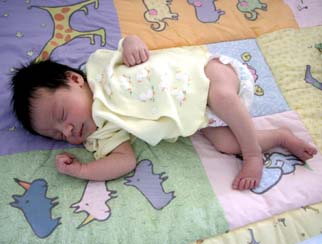 Kyla asleep yet again