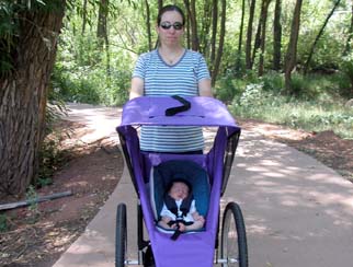 Kyla and Yvonne take a stroll