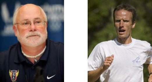 Bill Roe, USATF President and Matt Carpenter, Runner
