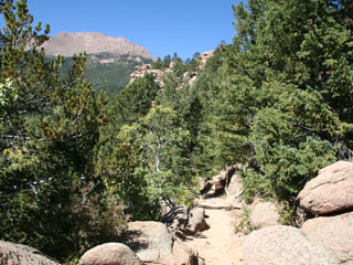 Lightning Point on the Pikes Peak Barr Trail